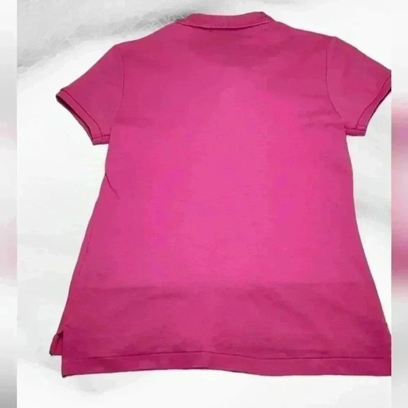 Ralph Lauren Skinny Fit Women's  Polo Shirt Pink Size Medium 💗 - Picture 2 of 5